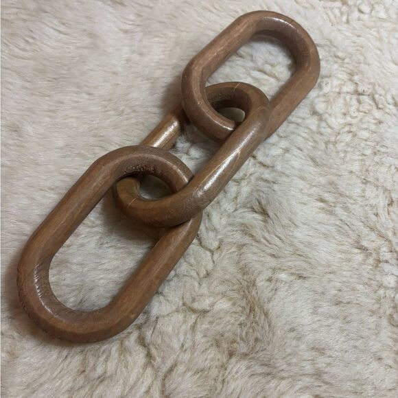 Threshold Wooden Chain Decor - Brown - Picture 2 of 3